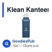 Bouteille isotherme personnalisable Klean Kanteen Classic 592 ml avec logo - Miniature 7