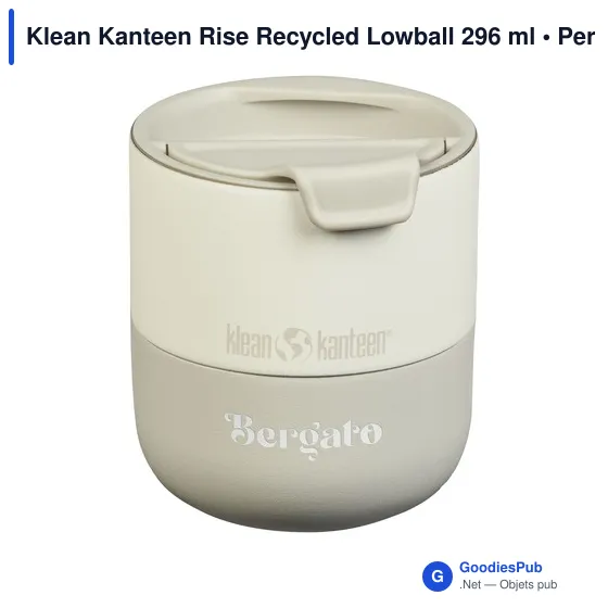 Gobelet isotherme personnalisable Klean Kanteen Rise 296 ml avec logo - Image 12
