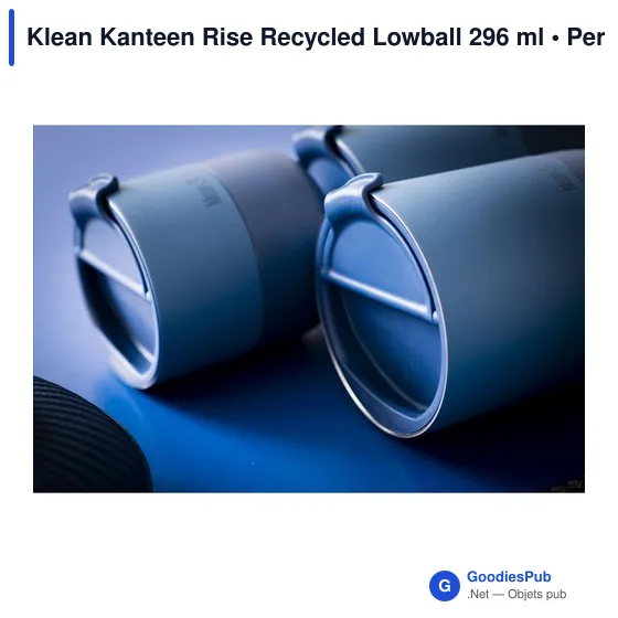 Gobelet isotherme personnalisable Klean Kanteen Rise 296 ml avec logo - Image 4