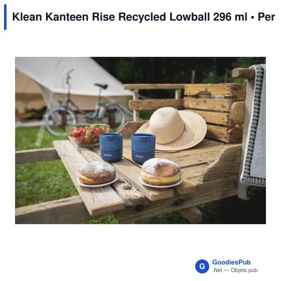 Gobelet isotherme personnalisable Klean Kanteen Rise 296 ml avec logo - Image 5