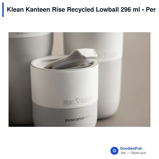 Gobelet isotherme personnalisable Klean Kanteen Rise 296 ml avec logo - Image 10