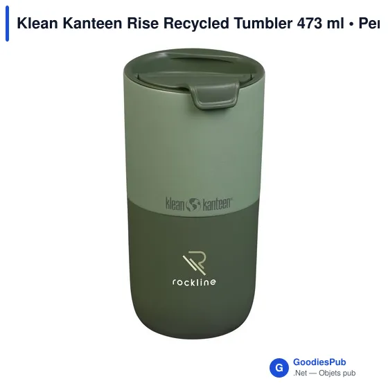 Gobelet isotherme personnalisable Klean Kanteen Rise 473 ml avec logo - Image 5