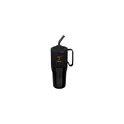 Variante noir - Mug thermique personnalisé avec logo entreprise acier inoxydable recyclé noir