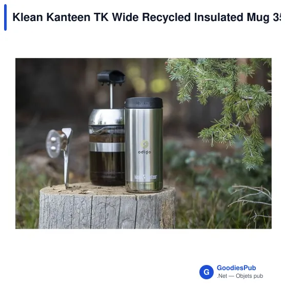 Mug isotherme personnalisable Klean Kanteen TK Wide 355 ml avec logo - Image 12