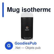 Mug isotherme personnalisable Klean Kanteen TK Wide 355 ml avec logo - Miniature 4