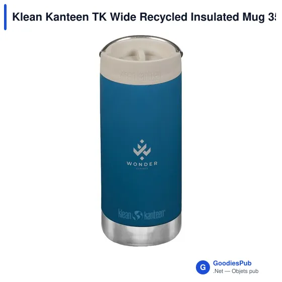 Mug isotherme personnalisable Klean Kanteen TK Wide 355 ml avec logo - Image 5