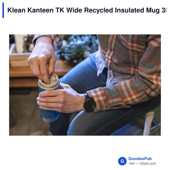 Mug isotherme personnalisable Klean Kanteen TK Wide 355 ml avec logo - Image 10