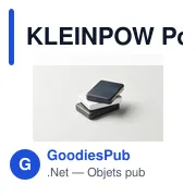Powerbank personnalisable KLEINPOW 5000 mAh avec logo - Miniature 2