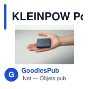 Powerbank personnalisable KLEINPOW 5000 mAh avec logo - Miniature 3