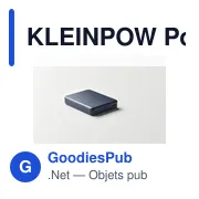 Powerbank personnalisable KLEINPOW 5000 mAh avec logo - Miniature 6