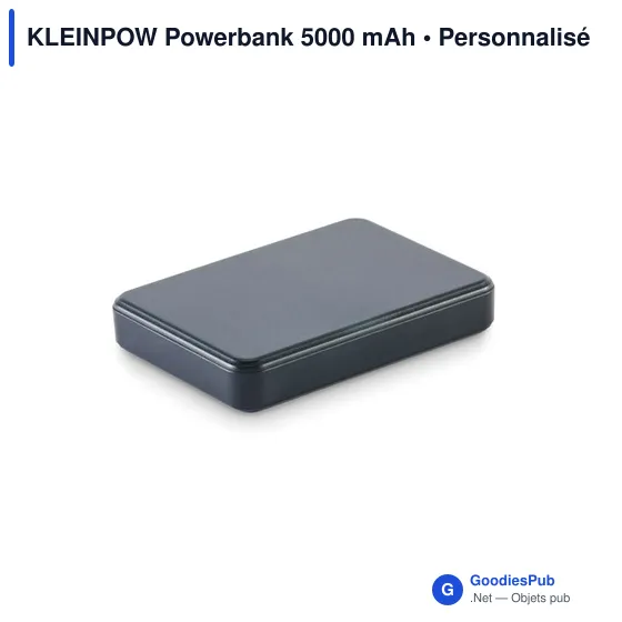 Powerbank personnalisable KLEINPOW 5000 mAh avec logo - Image 8