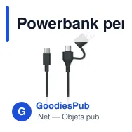 Powerbank personnalisable KLEINPOW 5000 mAh avec logo - Miniature 10