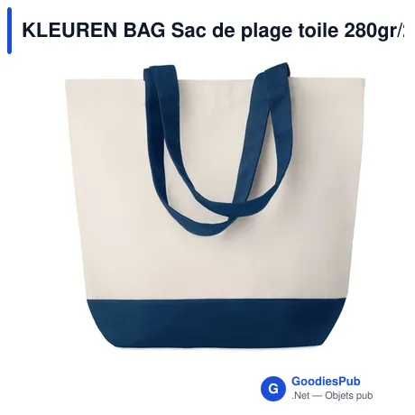 KLEUREN BAG Sac de plage toile 280gr/2