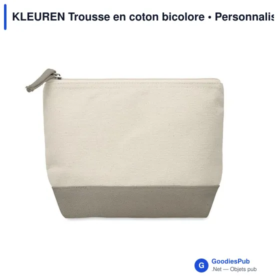 KLEUREN Trousse en coton bicolore - Image 12