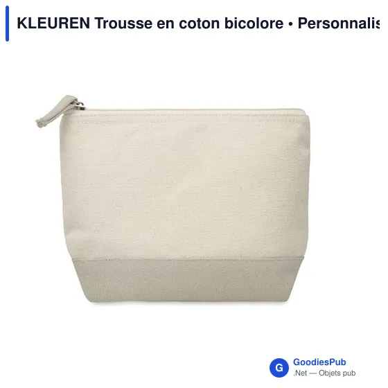KLEUREN Trousse en coton bicolore - Image 9