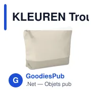 KLEUREN Trousse en coton bicolore - Miniature 10
