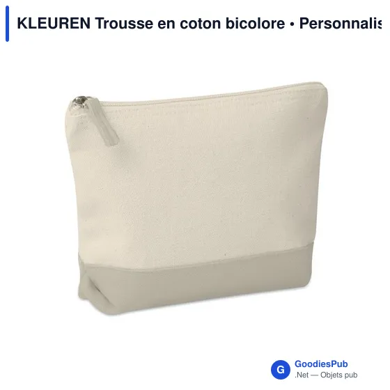 KLEUREN Trousse en coton bicolore - Image 10