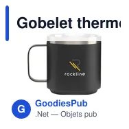 Gobelet thermos personnalisable Knox Recycled Iso Mug 300 mlavec logo - Miniature 7