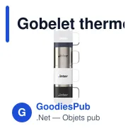 Gobelet thermos personnalisable Knox Recycled Iso Mug 300 mlavec logo - Miniature 10