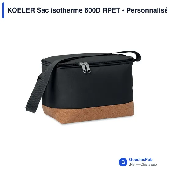 KOELER Sac isotherme 600D RPET - Image 1