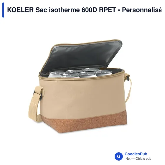 KOELER Sac isotherme 600D RPET - Image 7