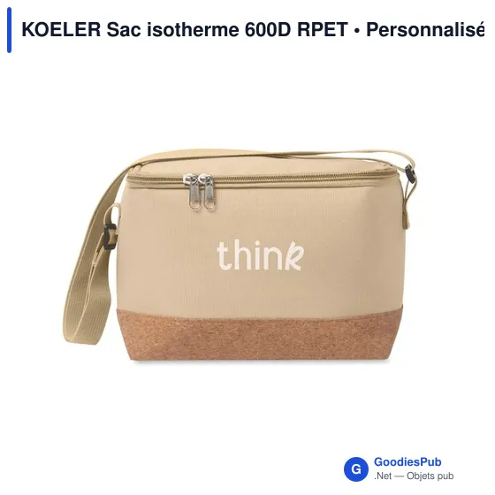 KOELER Sac isotherme 600D RPET - Image 8