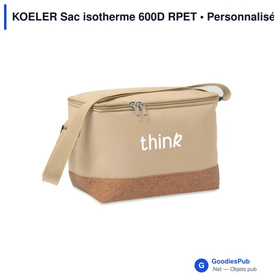 KOELER Sac isotherme 600D RPET - Image 9