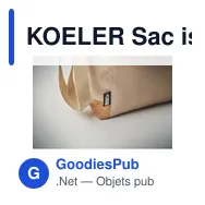 KOELER Sac isotherme 600D RPET - Miniature 10