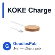 KOKE Chargeur sans fil rond 10W - Miniature 1
