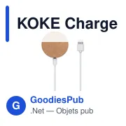 KOKE Chargeur sans fil rond 10W - Miniature 2
