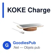 KOKE Chargeur sans fil rond 10W - Miniature 3