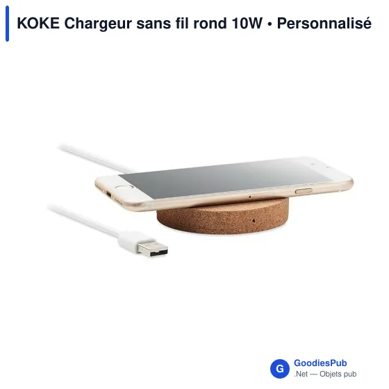 KOKE Chargeur sans fil rond 10W - Image 3