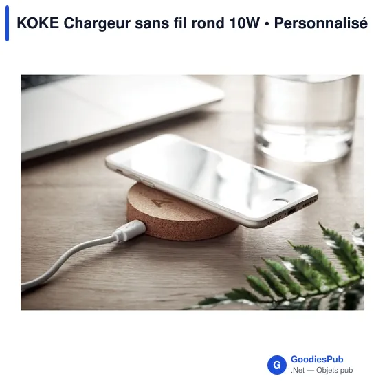 KOKE Chargeur sans fil rond 10W - Image 5