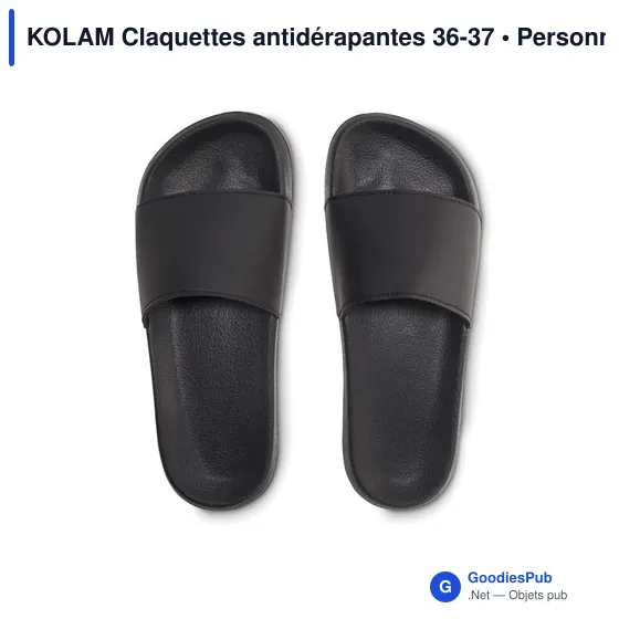 KOLAM Claquettes antidérapantes 36-37 - Image 6