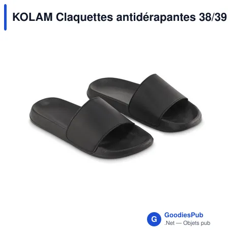 KOLAM Claquettes antidérapantes 38/39