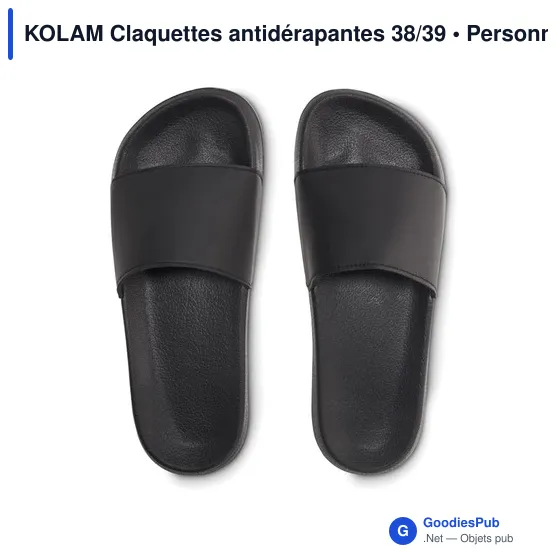 KOLAM Claquettes antidérapantes 38/39 - Image 3