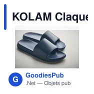 KOLAM Claquettes antidérapantes 40/41 - Miniature 11