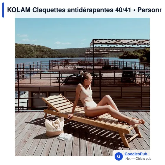 KOLAM Claquettes antidérapantes 40/41 - Image 4
