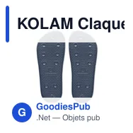 KOLAM Claquettes antidérapantes 40/41 - Miniature 9