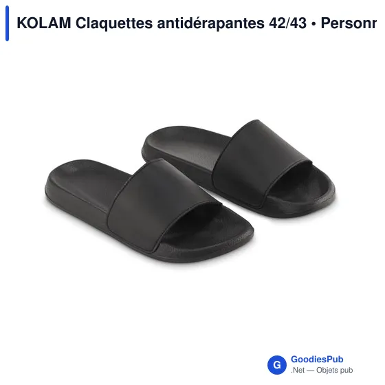 KOLAM Claquettes antidérapantes 42/43 - Image 8