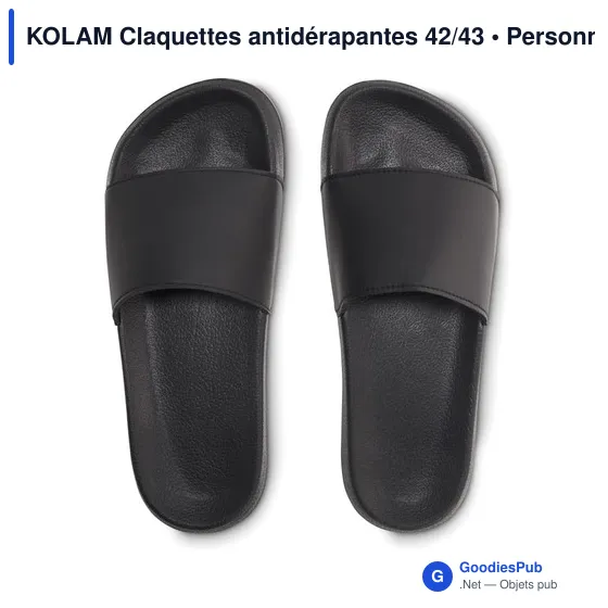 KOLAM Claquettes antidérapantes 42/43 - Image 10