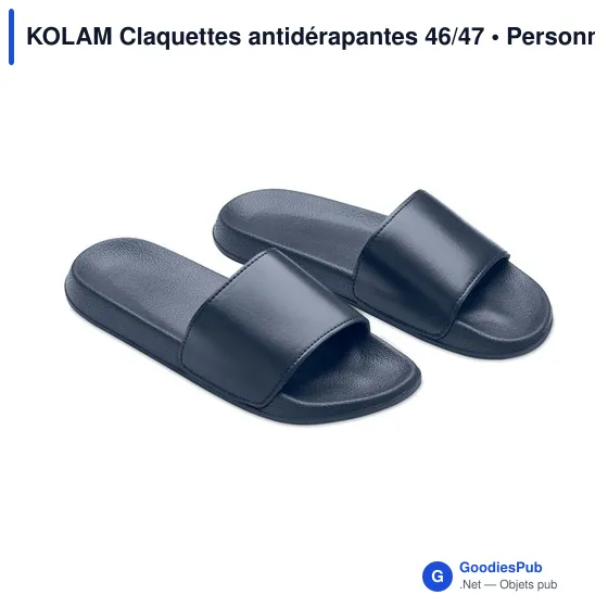 KOLAM Claquettes antidérapantes 46/47 - Image 1