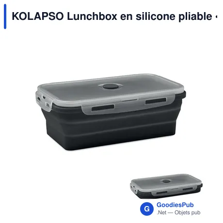 KOLAPSO Lunchbox en silicone pliable