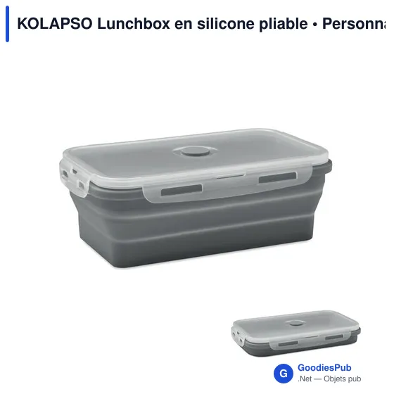 KOLAPSO Lunchbox en silicone pliable - Image 11
