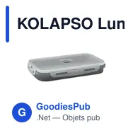 KOLAPSO Lunchbox en silicone pliable - Miniature 12