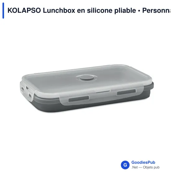 KOLAPSO Lunchbox en silicone pliable - Image 12