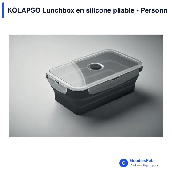 KOLAPSO Lunchbox en silicone pliable - Image 4