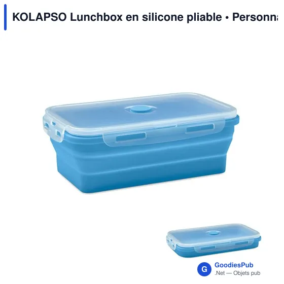 KOLAPSO Lunchbox en silicone pliable - Image 6
