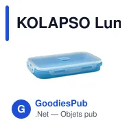 KOLAPSO Lunchbox en silicone pliable - Miniature 7