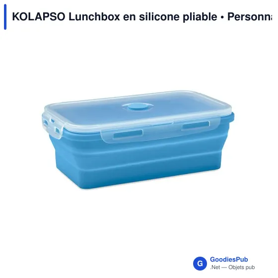 KOLAPSO Lunchbox en silicone pliable - Image 8